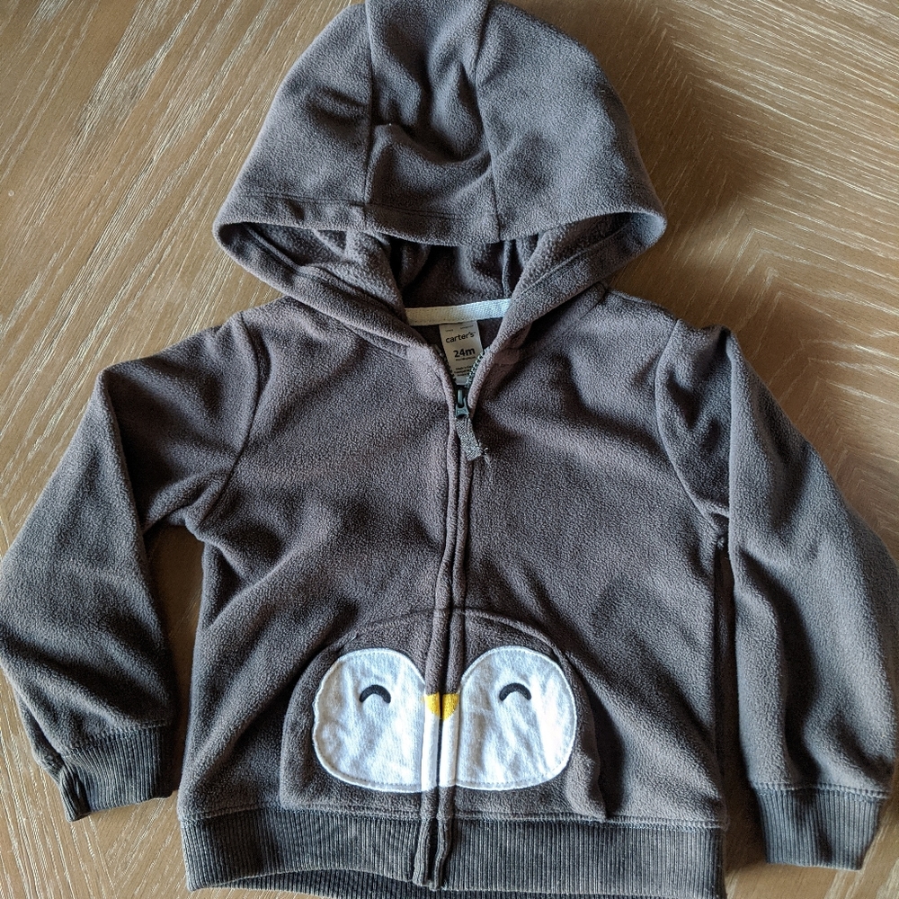 Fleece Penguin Hoodie